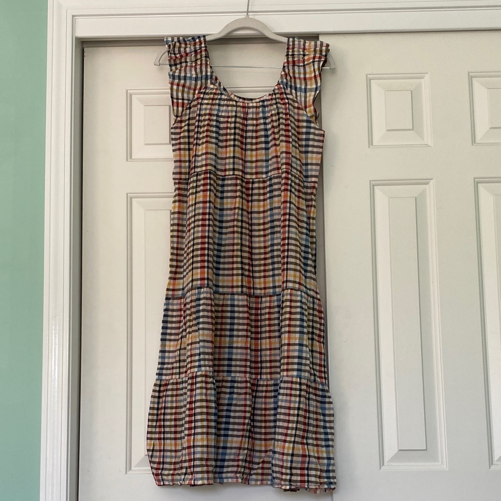 LOFT Tiered Nap Midi Dress